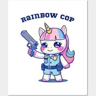 Rainbow Cop Posters and Art